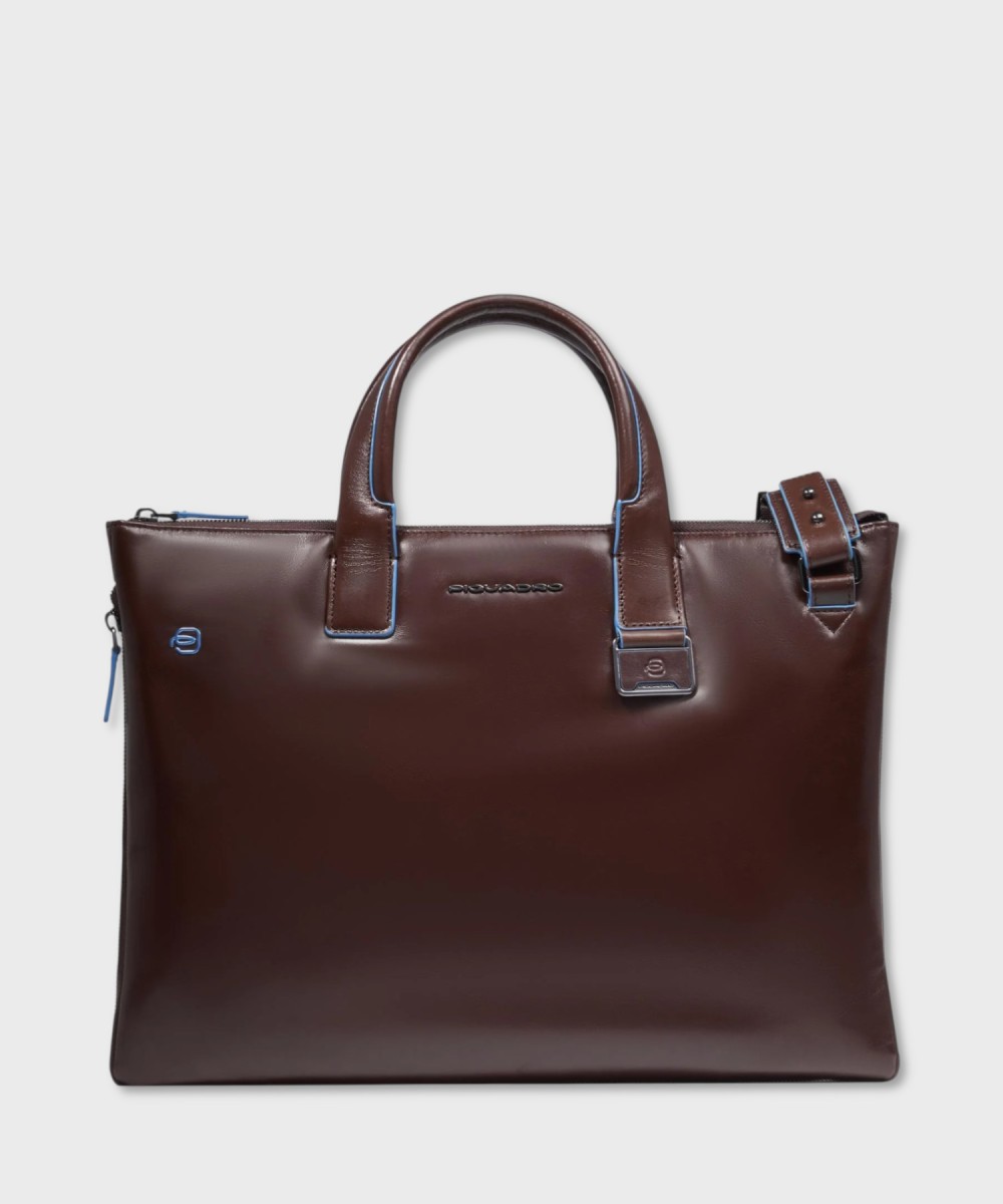 Piquadro Blue Square expandable briefcase,...