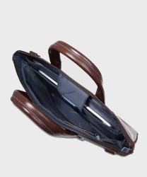 Piquadro Blue Square expandable briefcase, 15.6" laptop holder