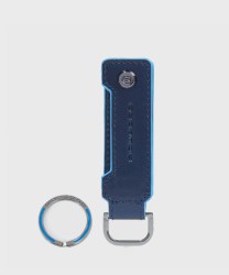 Piquadro Blue Square portachiavi casa, blu
