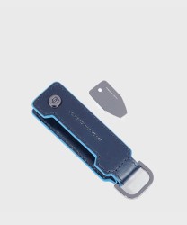 Piquadro Blue Square portachiavi casa, blu