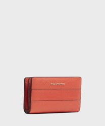Piquadro Patricia wallet with coin purse, orange