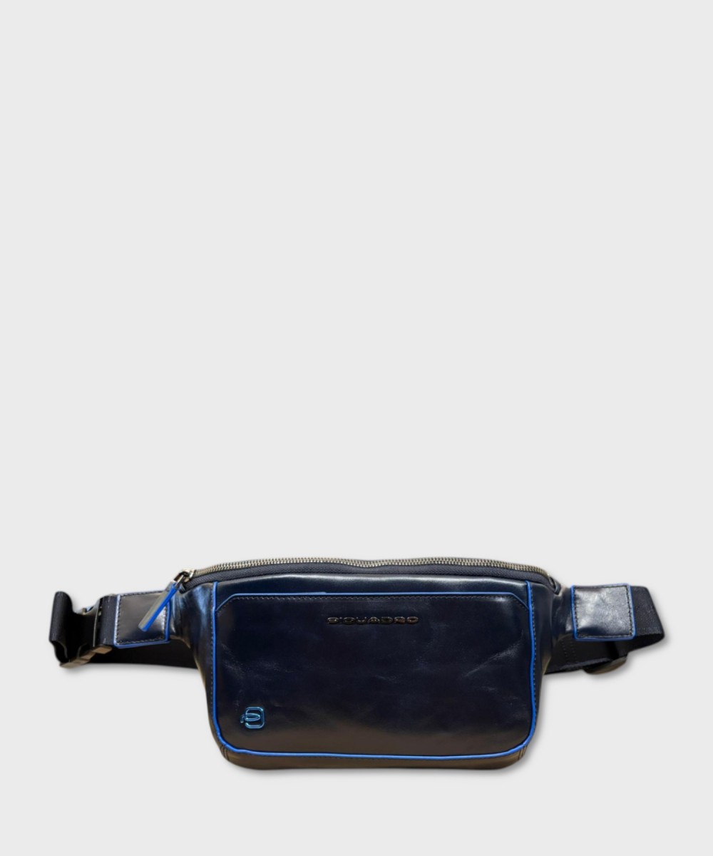 Piquadro Blue Square bum bag, blue