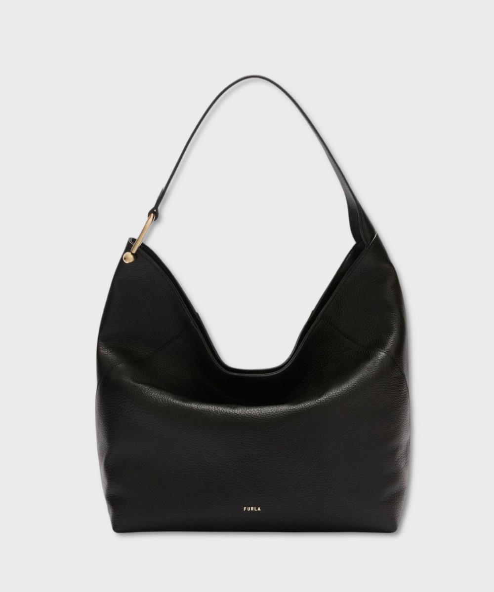 Furla Lara borsa a spalla in pelle nera