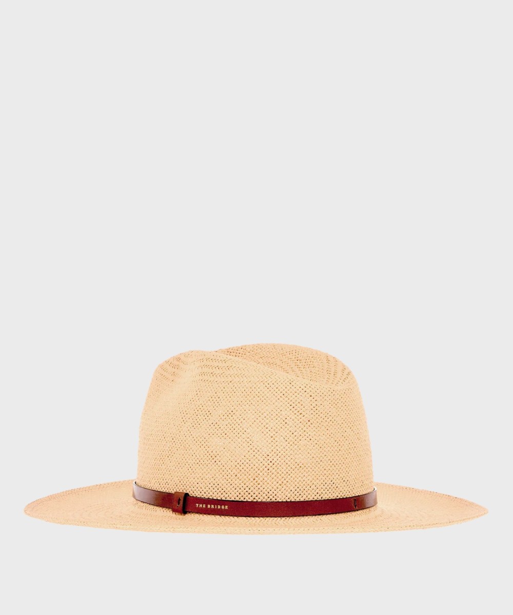 The Bridge cappello fedora in paglia con...