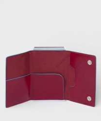 Piquadro Blue Square BL compact wallet 6+2 with banknote holder