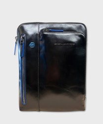 Piquadro Blue Square borsello con tracolla, nero