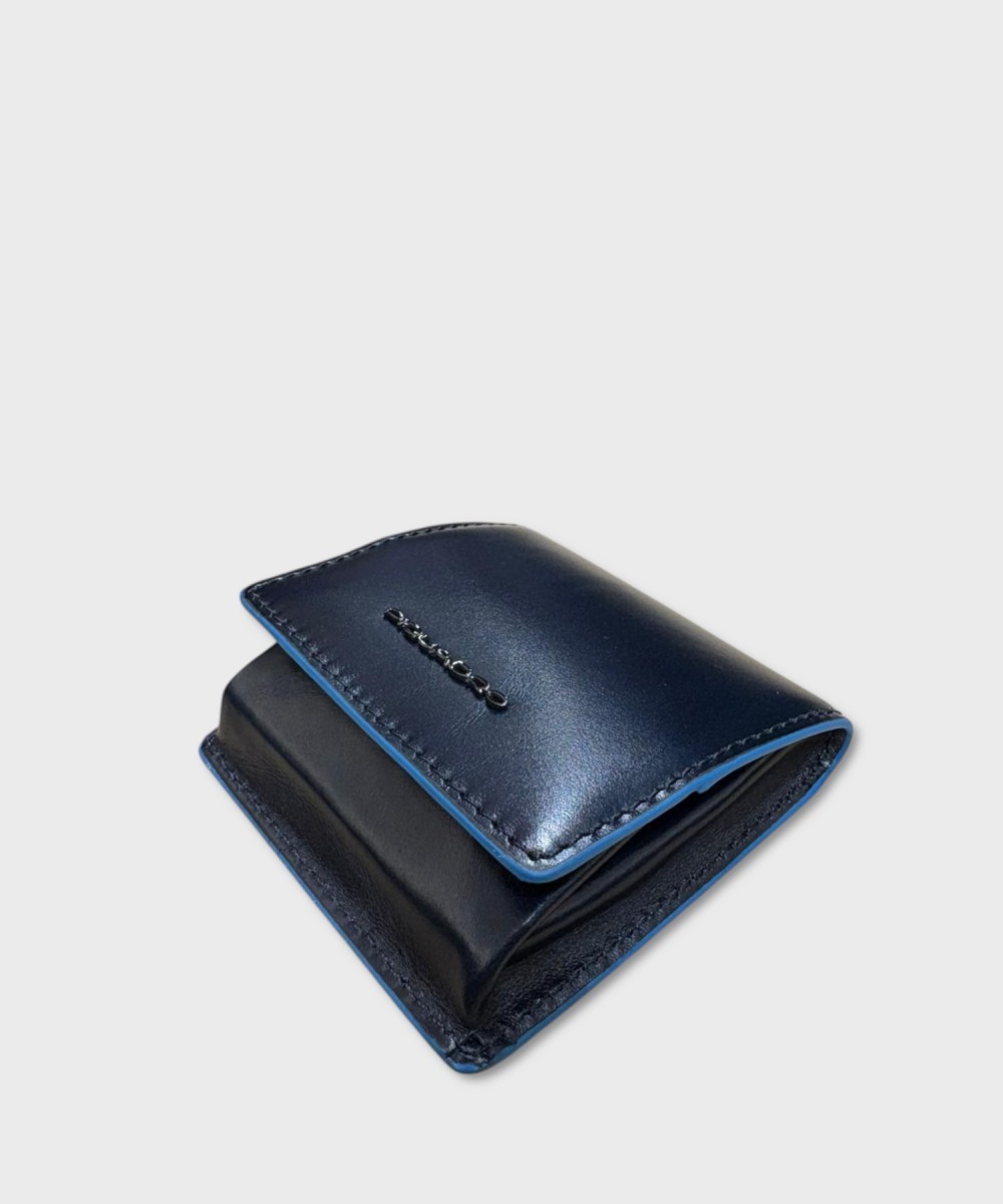 Piquadro Blue Square tacco portamonete in pelle...