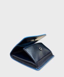 Piquadro Blue Square tacco portamonete quadrato, blu