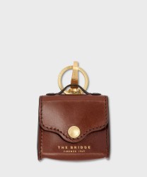 The Bridge Duccio AirPods Holder, Brown