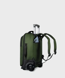 Cabaia Coromandel 45cm Wheeled Cabin Backpack, Green