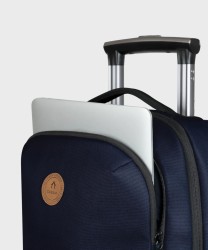 Cabaia Reykjavik 45cm Wheeled Cabin Backpack, Blue