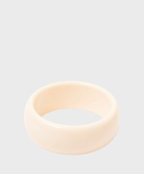 Sodini Vieste high-band rigid bracelet, white