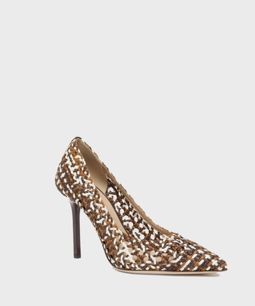 Marella Egoista décolleté with woven detail, brown