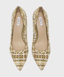 Marella Egoista décolleté with woven pattern, kiwi