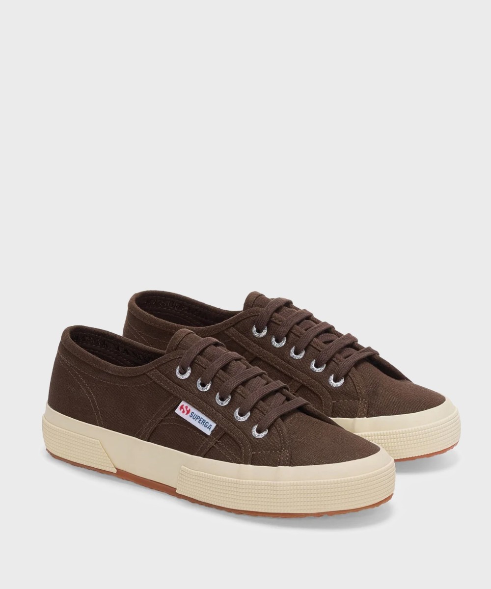 Superga 2750 Linen sneakers basse, brown off white