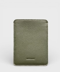 Woolnut Archives Passport Holder, Green