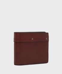 The Bridge Ludovico 8cc wallet in brown leather