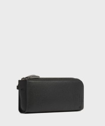Piquadro Modus Special flat leather eyeglass pouch