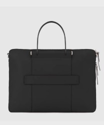 Piquadro Circle expandable 15.6" laptop briefcase in leather