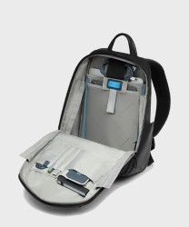 Piquadro Russel zaino porta pc 13" in pelle nero