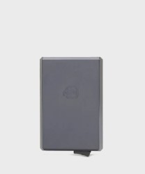 Piquadro Blue Square compact wallet MagSafe 6 cc in alluminio