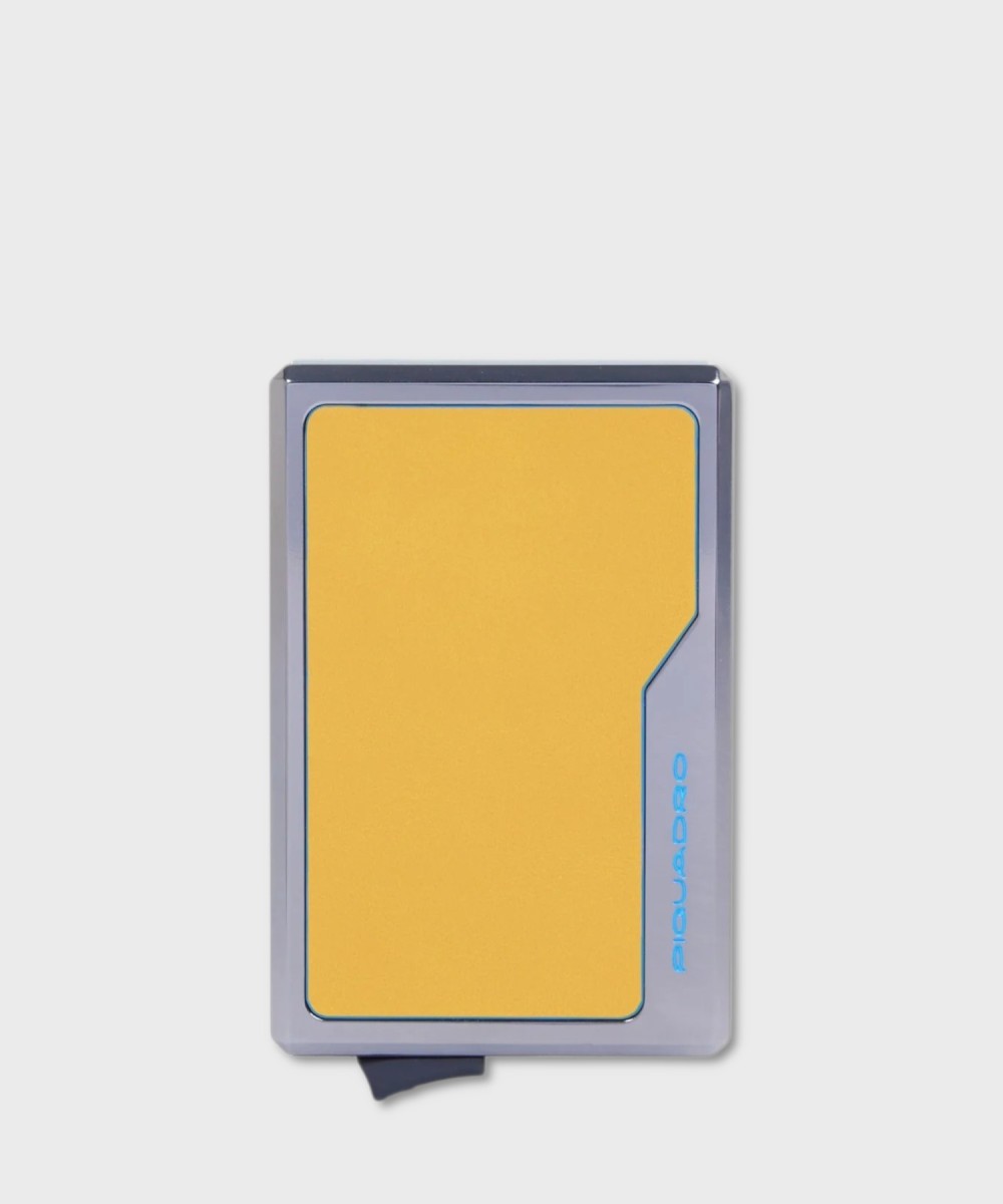 Piquadro Blue Square compact wallet with...