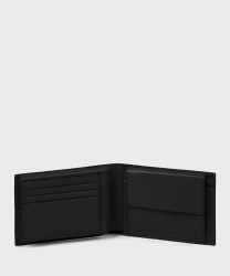 Piquadro Black Square portafogli con portamonete, 7+3 cc in
