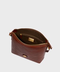 The Bridge Story brown leather duffel bag