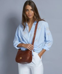 The Bridge Story borsa a sacca in pelle marrone