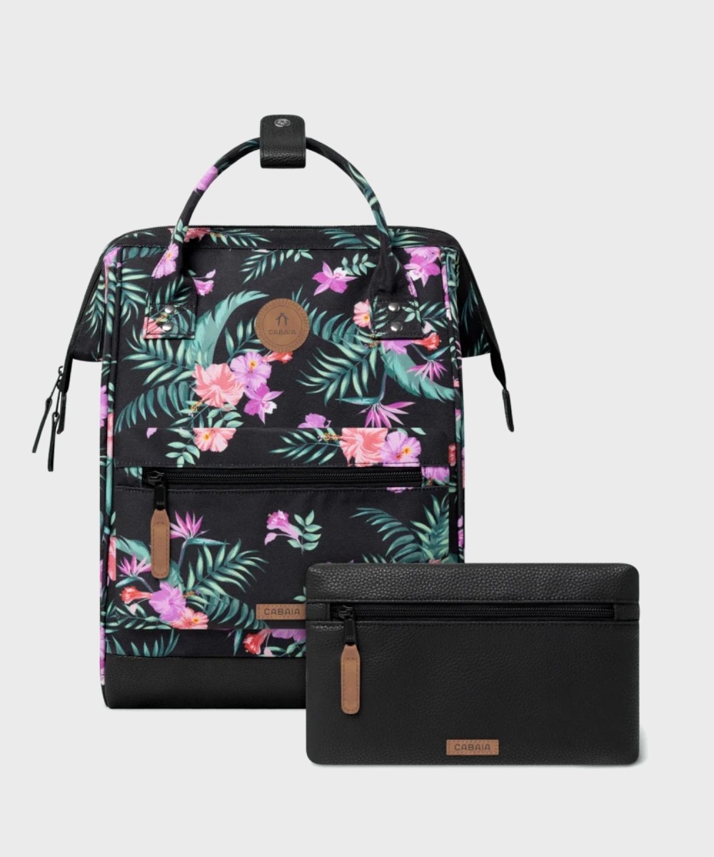 Cabaia Valladolid zaino porta pc 14", black tessuti ecologici