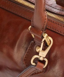 The Bridge Story brown leather satchel bag