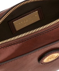 The Bridge Story clutch bag with brown leather wristlet