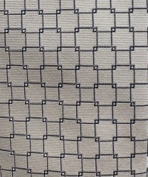 Arcuri three-fold silk formal tie, grey