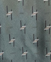 Arcuri seven-fold silk tailored tie, unsheathe