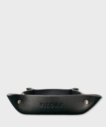 Visona svuota tasche quadrato in pelle nero
