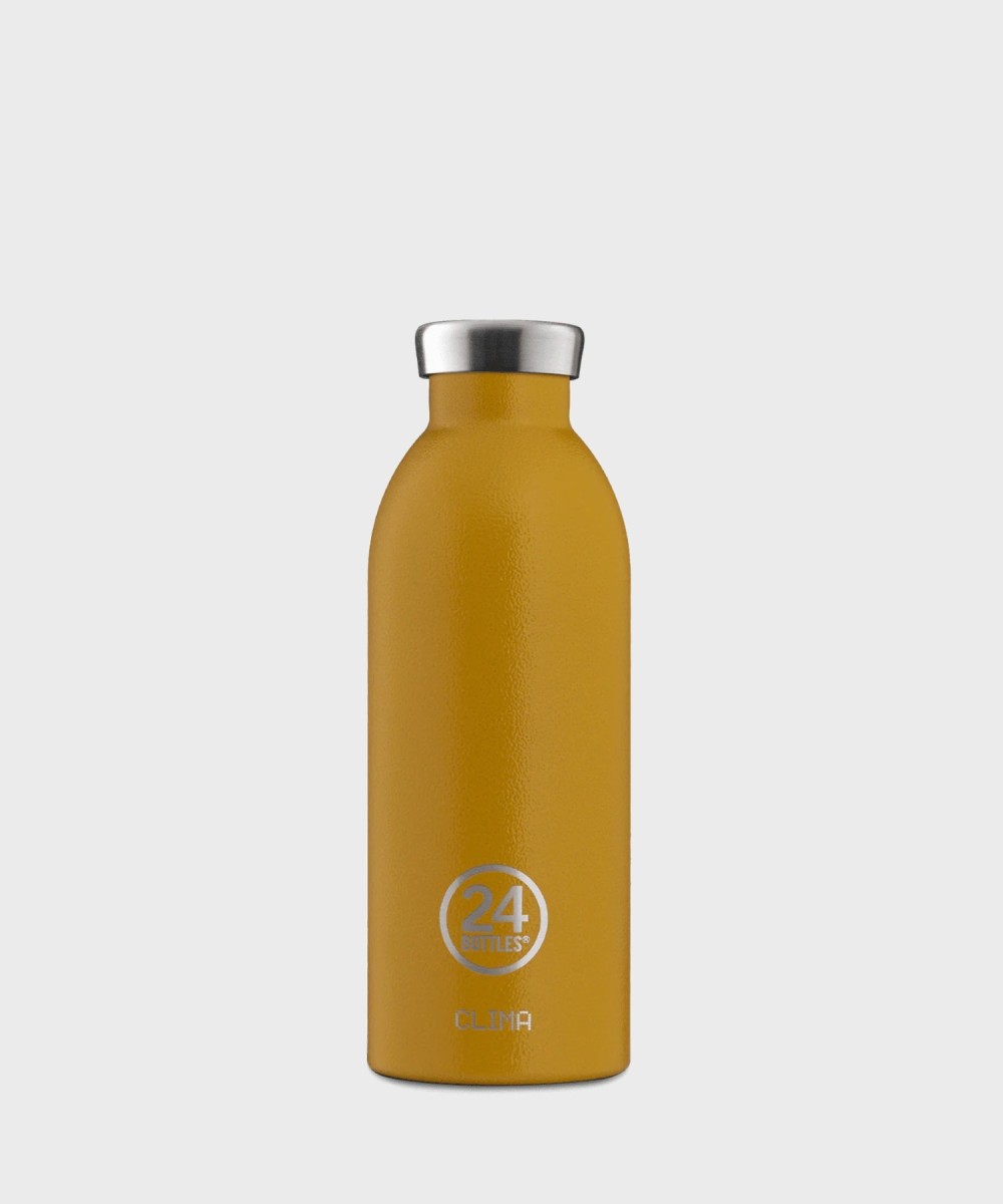 24 Bottles Clima bottle 500 ml yellow Safari Khaki