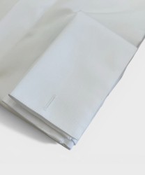 Galise tailored shirt in white Albini cotton with stitching