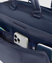 Piquadro Wollem cartella porta pc 15,6", blu