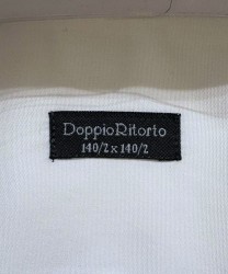 Galise camicia sartoriale in cotone Albini bianco con impuntura