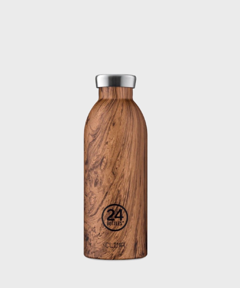 24 Bottles Clima bottle 500 ml Sequoia Wood