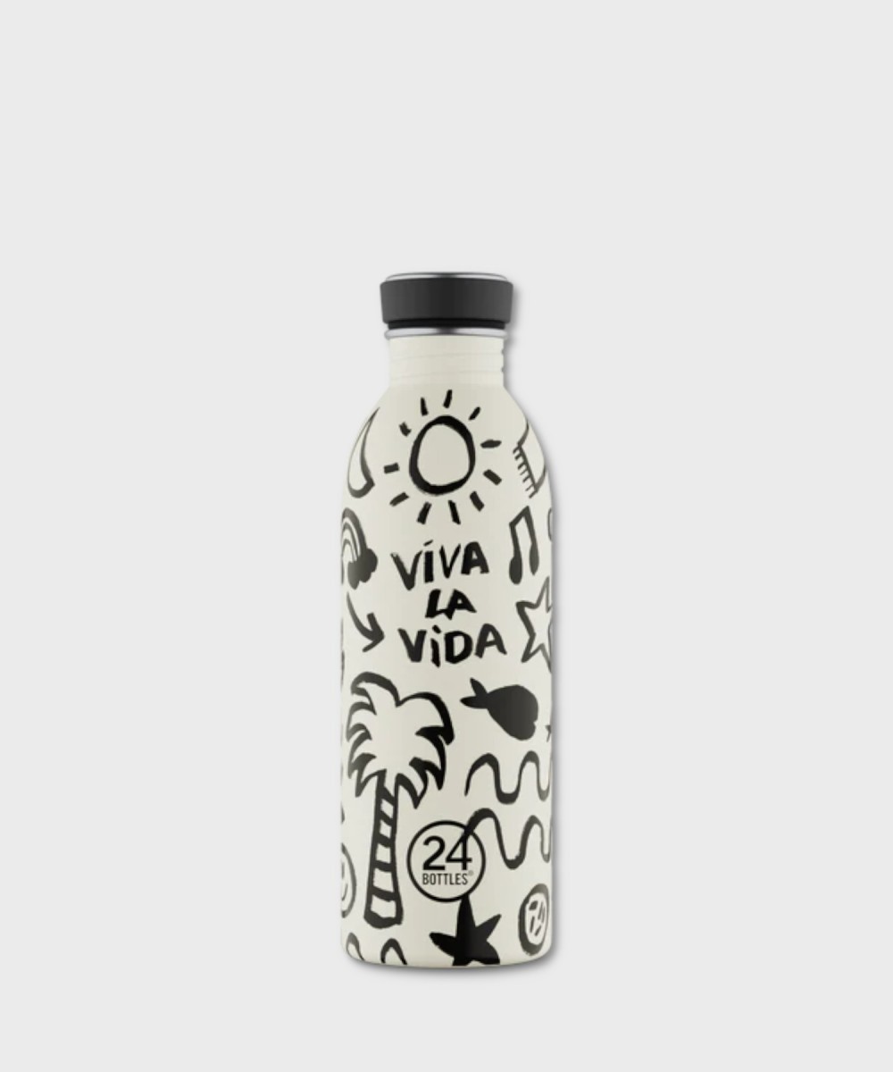 24 Bottles Urban Bottle 500 ml bianco Viva la Vida