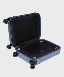 Piquadro Pop trolley bagaglio a mano da cabina 55 cm blu avio
