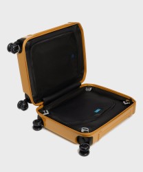Piquadro Pop trolley bagaglio a mano da cabina 55 cm giallo