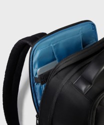 Piquadro Wollem zaino porta pc 14" espandibile in tessuto nero