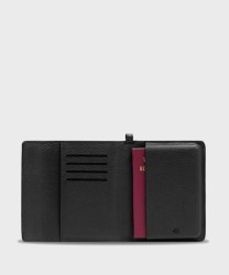 Piquadro Modus Special passport holder in black leather