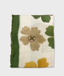 Archivio Jaitush sciarpa in lana fantasia floreale, verde