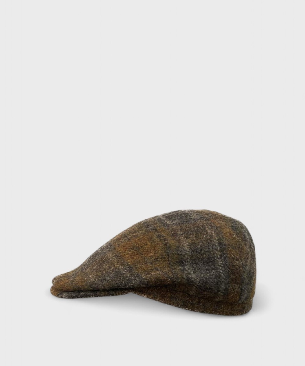 Galise & Bao Hats Preston Wool Flat Cap, Harris...