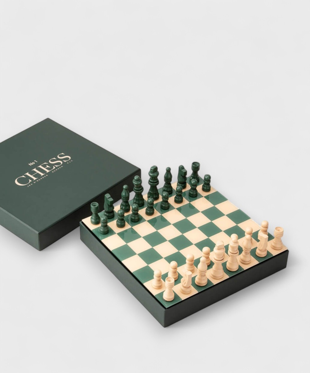 Printworks classic chess scacchiera in legno,...