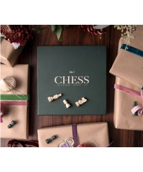 Galise Printworks classic chess scacchiera in legno, verde