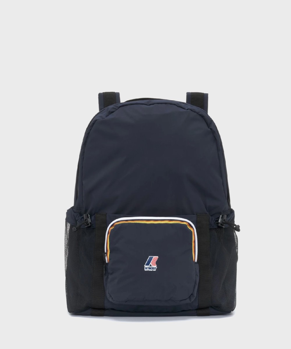 Kway Le Vrai Michel foldable backpack, blue depth